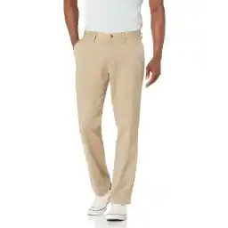 Nautica mens Classic Fit Flat Front Stretch Solid Chino "deck" Pant Business Casual Pants