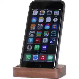 پایه نگهدارنده موبایل چوبی تست مدل Plain