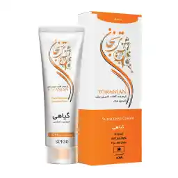 کرم ضد آفتاب بی رنگ ترنجان SPF 30 مدل گیاهی شیرین بیان مناسب پوستهای معمولی حجم 40 میلیلیتر