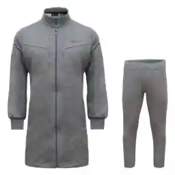 ست مانتو شلوار ورزشی زنانه دی مارک DMK | طوسی روشن