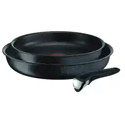 ست آشپزی Tefal Ingenio Authentic L67193 آلومینیومی دسته قابل جابجایی ترمو نقطه نشانگر دما مناسب القایی ۲۴*۲۸*۸ سانتی متر