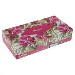 دستمال کاغذی صورتی 100 برگ هوبار