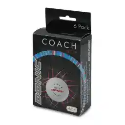 توپ پینگ پنگ دونیک کوچ +40 پلاستیکی بسته 6 عددی HGH | بدون رنگ