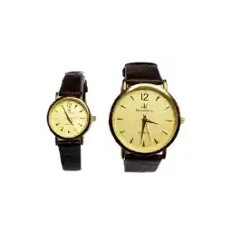 ست ساعت مچی عقربه ای زنانه و مردانه رومنس مدل PRF