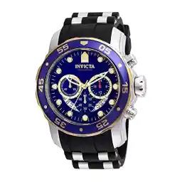 ساعت مچی مشکی کوارتز صفحه نمایش آنالوگ غواص مردانه Invicta 22971 Pro