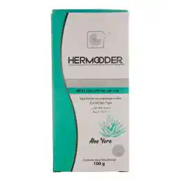 پودر موبر بدن حاوی عصاره آلوئه ورا مناسب انواع پوست وزن 100 گرم بدون ملزومات | هرمودر