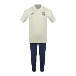 ست پولوشرت شلوار فوتبال هتلی تیم ملی ایتالیا آدیداس | سرمه ای