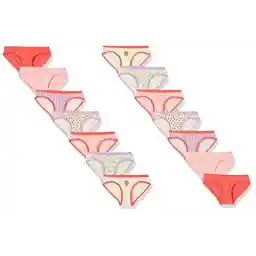 Amazon Essentials Girls' Bikini Underwear, Multipacks