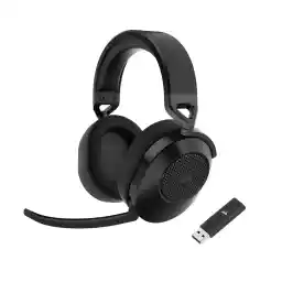 Corsair HS65 WIRELESS Gaming Headset - 2,4 GHz Draadloze of Bluetooth-Verbinding met een Lage Latentie, Dolby® Audio 7.1 Surround Sound, Lichtgewicht, Omnidirectionele Microfoon - Carbon