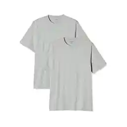 تی شرت آستین کوتاه مردانه منظم آمازون Essentials، بسته 2 عددی