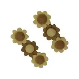 گیره مو دخترانه طرح گل مجموعه 2 عددی