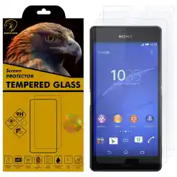 محافظ صفحه نمایش گلدن ایگل مدل GLC-X3 مناسب برای گوشی موبایل سونی Xperia Z3 بسته سه عددی