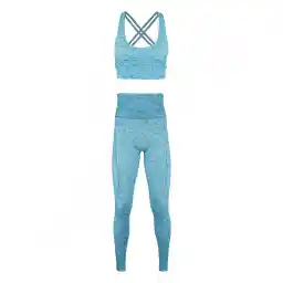 ست نیم تنه شلوار زنانه کاپ دار پشت بندی | سفید