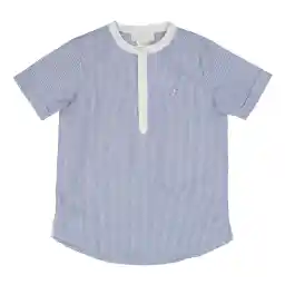 پیراهن نخی آستین کوتاه پسرانه Lemurien - جاکادی