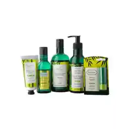 پک بهداشتی دیپ سنس مناسب پوست چرب حاوی عصاره درخت چای و بامبو مجموعه 5 عددی