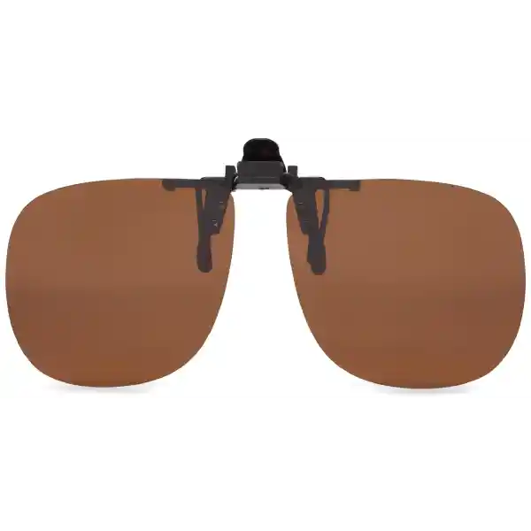 Fisherman Eyewear 8FCO Clip On Original Black Square Frame Polarized Sunglasses