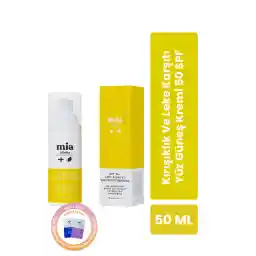 کرم ضدآفتاب صورت ضد پیگمنت ضد چروک و ضد لک mia Klinika 50 Spf