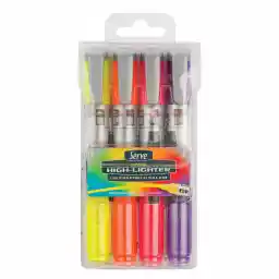 ماژیک هایلایتر سِرو مدل LiQUID بسته 4 عددی