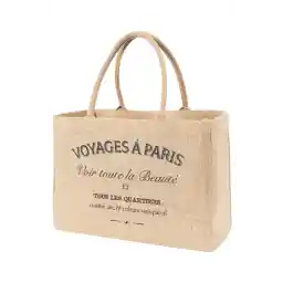 KAF Home Jute Market Tote Bag with Handles