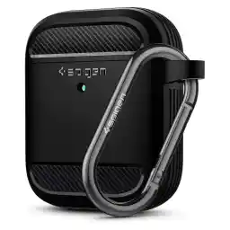 Spigen Rugged Armor Apple Airpods 1 ve 2 için geliştirilmiştir kılıf [LED ışık görünür] - Parent