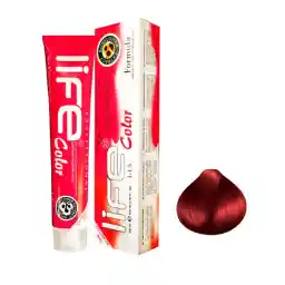 رنگ مو لایف شماره 6.66 حجم 100 میلی لیتر رنگ قرمز بلوند مسی