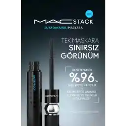 Mac M·a·cstack Waterproof Suya Dayanıklı Maskara - Black Stack - 12ml