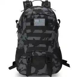 Jueachy Tactical Backpack for Men Hunting Backpack EDC Rucksack Military Hiking Camping Daypack with USA Flag Patch