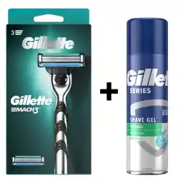 پک اصلاح مردانه ژیلت مجموعه 2 عددی مدل Mach 3