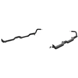 Polaris Rock Sliders with Step, UTV Nerf Bars Step, for Crew Models, Steel, Set of 2 - Part 2883398