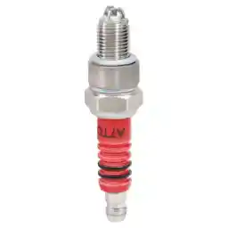 Red A7TC Spark Plug Fit for GY6 50 cc 70cc 90 cc 110cc 125 cc 150cc ATVs Dirt Bikes Go Karts Scooters Quad 4 Wheeler Pit Bike Dune Buggy Sandrail Moped Roketa Taotao Etc (1 pcs)