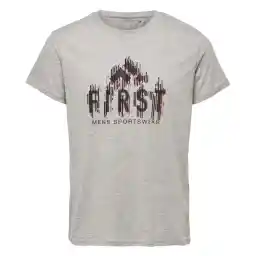 تی شرت ورزشی نخی آستین کوتاه مردانه - فرست