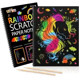Mumoo Bear Scratch Art Unicorn Gifts for Girls 3-12 Years Old - Birthday Presents and Toys for Kids