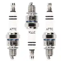 Spark Plug A7TC for GY6 50cc 70cc 90cc 110cc 125cc 150cc ATVs Scooter Pit Dirt Pocket Racing Bike Moped Go Kart Quad 4 Wheeler Buggy TaoTao Buyang Roketa Sunl Baja Kymco Coolsport Pack of 3