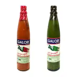 سس فلفل سبز و قرمز تند گالری سید داود - 88 میلی لیتر مجموعه 2 عددی
