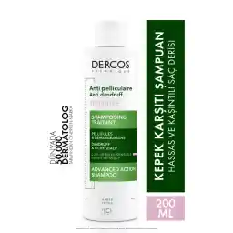 Vichy Dercos Sensitive Kepek Şampuanı 200 ml K3122