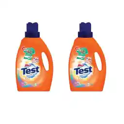 مایع ماشین لباسشویی تست مدل رنگی وزن 1 کیلوگرم بسته 2 عددی