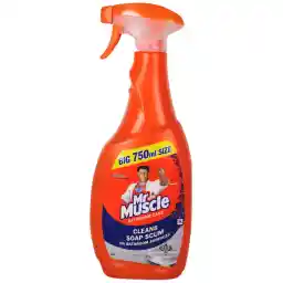 اسپری پاک کننده سطوح مستر ماسل مدل bathroom care حجم 750 میلی لیتر