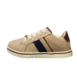 کفش راحتی پسرانه کلین مدل کشی رنگ نخودی