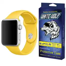 بند وایت ولف مدل WB- Silicone مناسب برای اپل واچ سری Watch SE 40 میلی متری