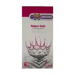 کاندوم ایکس دریم مدل Super Safe بسته 12 عددی
