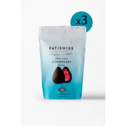 توت فرنگی تلخ بدون شکر پتیسویس 80 گرم 3 عدد