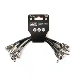 MXR Patch Cable, Black, 6 Inch (3PDCP06)