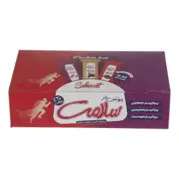 پروتئین بار کاکائویی و بادام زمینی و عسل سلامت - 15 گرم بسته 24 عددی