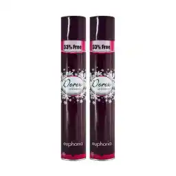 اسپری خوشبوکننده هوا دریکس مدل euphoria حجم 400 میلی لیتر مجموعه 2 عددی