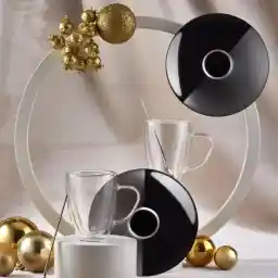 Jumbo Glory 12'li Çift Cidarlı Espresso Fincanı 80 ml