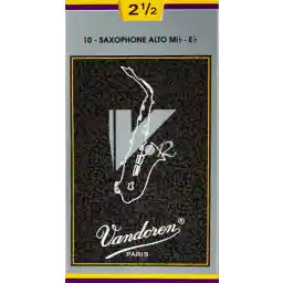 Vandoren V12 Alto Saxophone Reeds - Box of 10 - Strength 2.5