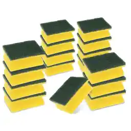 Scotch-Brite Heavy Duty Classic Nail Saver Scrub Sponge, Promo - 16 units/pack | Kitchen sponge | Dish sponge | Scrub | General Purpose Cleaning | Food Safe | Non-Rusting | Kitchen, Garage, Outdoor