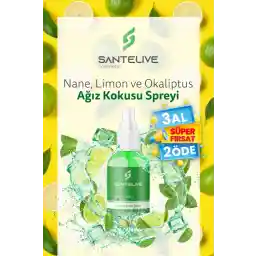 اسپری 30 میلی لیتری نعنا، لیمو و اکالیپتوس سانتلیو