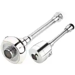 Sink Faucet Sprayer Attachment Movable Kitchen Tap Head, 360° Rotatable Anti-Splash Faucet Nozzle Head With Hose Easy To Wash Dishes Vegetables Fruits ( 2Pcs )