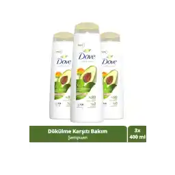 شامپو ضد ریزش مو Dove Ultra Care Hair Care Extract Avocado 400 ml X3 Pieces